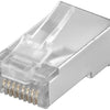 Enchufe modular enzo 8p 8c rj45 blindado por pieza 2575189