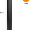 Lámpara de poste Enzo | negro | 80cm | cuadrado | led 12w | ip44 3000k | ool-50018 - a5019000