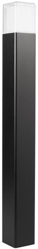 Lámpara de poste Enzo | negro | 80cm | cuadrado | led 12w | ip44 3000k | ool-50018 - a5019000