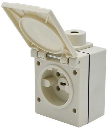 Presa da superficie Enzo perilex | 16a swd ip44 alimentazione - 4052914