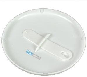 Placca da soffitto Enzo 12,5 cm rotonda bianca 166124 4214080