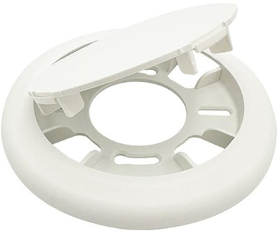 Placca da soffitto Enzo tonda | bianco 125 mm cliccabile - 4214085