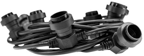 Enzo prikkabelset | 50m | met 50 e27 fittingen | koppelbaar - 1253806