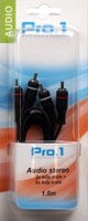 Enzo pro-1 audio 2 tulp male -> 2 tulp male 1,5 meter 9206000