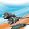 Enzo pro-1 audio 3,5 contra stereo ->2 tulp male 20cm 9201400
