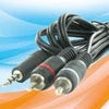 Enzo pro-1 audio 3,5 jack stereo ->2 tulp male 5 meter 9201805