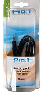 Enzo pro-1 audio jack 3,5 -> jack 3,5 stereo 0,5 meter - 9209000