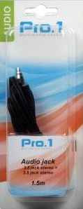 Enzo pro-1 audio jack 3.5 -> jack 3.5 estéreo 1.5 metros 9209100