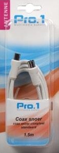 Cable coaxial enzo pro-1 estándar completo 1,5 metros 9291400