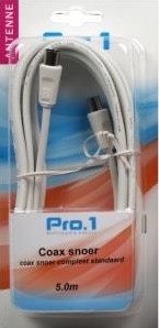 Cable coaxial Enzo pro-1 completo estándar 5 metros - 9291407