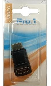 Enzo pro-1 Adaptador HDMI acodado macho->hembra 9284020
