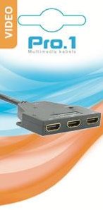 Enzo pro-1 hdmi switch 3-weg, 1.4a versie support 3d (voor 3 apparaten) - 9284084