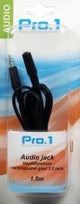 Enzo pro-1 hoofdtelefoon verlengkabel glad 3,5 jack 1,5 meter 9212503