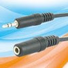 Enzo pro-1 hoofdtelefoon verlengkabel glad 3,5 jack 3 meter 9212501