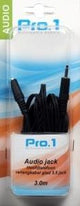 Enzo pro-1 hoofdtelefoon verlengkabel glad 3,5 jack 3 meter 9212501