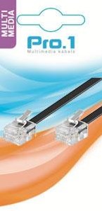 Enzo pro-1 modulare da 6p4c a 6p4c nero 10,0 metri - 9297032