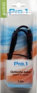 Enzo pro-1 ottico 2x toslink 1 metro - 9260000
