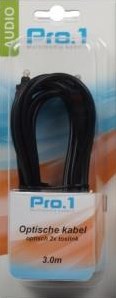 Enzo pro-1 ottico 2x toslink 3 metri - 9260500