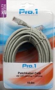 Cable de conexión Enzo pro-1 utp cat6 10,0 metros - 9280150