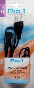 Cavi registratore Enzo pro-1 230 volt 1,5 metri 9296201
