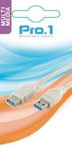 Enzo pro-1 usb 3.0 a male naar a female 1.8 meter - 9280242