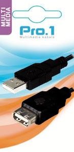 Enzo pro-1 cable USB a-macho -> a-hembra 1,8 metros 9280220