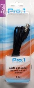Enzo pro-1 cable USB a-macho -> a-hembra 1,8 metros 9280220