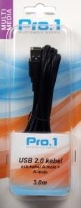 Enzo pro-1 cable USB a-macho -> a-macho 3 metros - 9280212