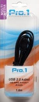 Enzo pro-1 cable USB a-macho -> b-macho 1,8 metros 9280200