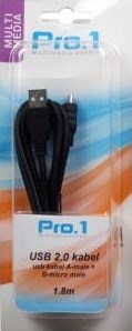 Enzo pro-1 cable USB a-macho -> b-micro macho 1,8 metros - 9280180