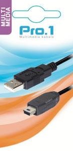 Cavo USB Enzo pro-1 a-maschio -> b-mini maschio 1,8 metri - 9280195