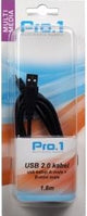 Enzo pro-1 cable USB a-macho -> b-mini macho 1,8 metros - 9280195