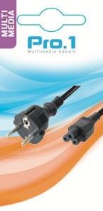 Enzo pro-1 voedingskabel 230 volt laptop klavertje 1.5 meter - 9278720