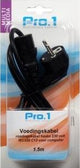 Enzo pro-1 voedingskabel 230 volt voor computer 1,5 meter - 9278500