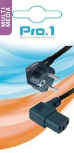 Enzo pro-1 voedingskabel 230 volt voor computer 1,5 meter haaks - 9278700