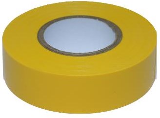 Cinta aislante de PVC Enzo 20m 19mm amarilla 4140090