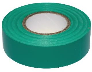 Cinta aislante de PVC Enzo 20m 19mm verde 4140050