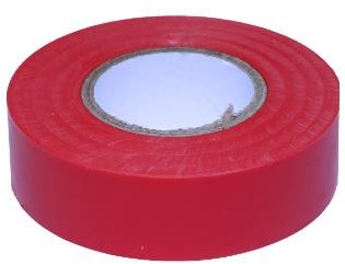 Cinta aislante de PVC Enzo 20m 19mm roja - 4140070