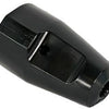 Enchufe hembra con toma de tierra Enzo acoplamiento negro 6141600