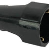 Enchufe hembra con toma de tierra Enzo acoplamiento negro 6141600