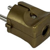 Enchufe con toma de tierra Enzo color bronce 6141022