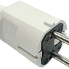Enchufe con toma de tierra Enzo | con tul | blanco - 6141204