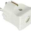 Enchufe de tierra Enzo acoplamiento polar blanco 6141021