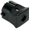 Enchufe de tierra Enzo acoplamiento negro 6141000