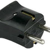 Enchufe de tierra Enzo acoplamiento negro 6141000