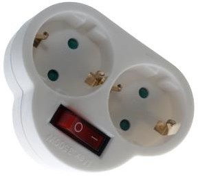 Plug -in Duo con interruttore