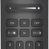 Telecomando Enzo rgb-cct | 2,4 g| 4 zone | design nero opaco | miboxer mi-light 2.0 | c5 | escl. 2 batterie AAA - LED0229
