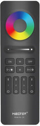 Telecomando Enzo rgb-cct | 2,4 g| 4 zone | design nero opaco | miboxer mi-light 2.0 | c5 | escl. 2 batterie AAA - LED0229