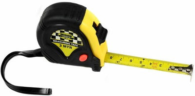 Enzo rolbandmaat 3 meter rubber grip 6453125