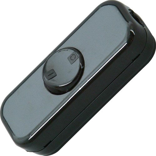Interruptor de cable Enzo negro con ra 10a 7401030
